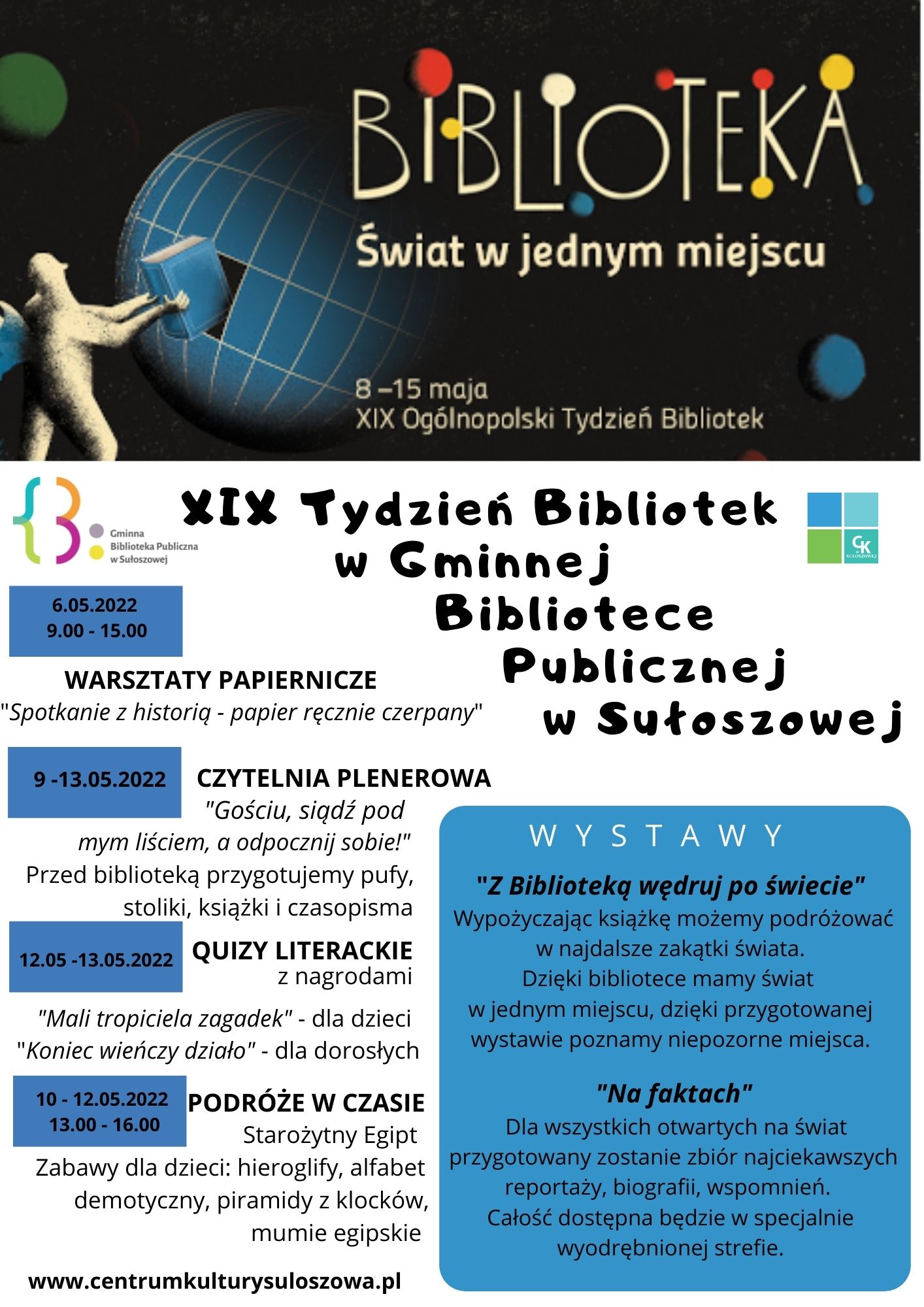 Plakat Tydzień Bibliotek 2022