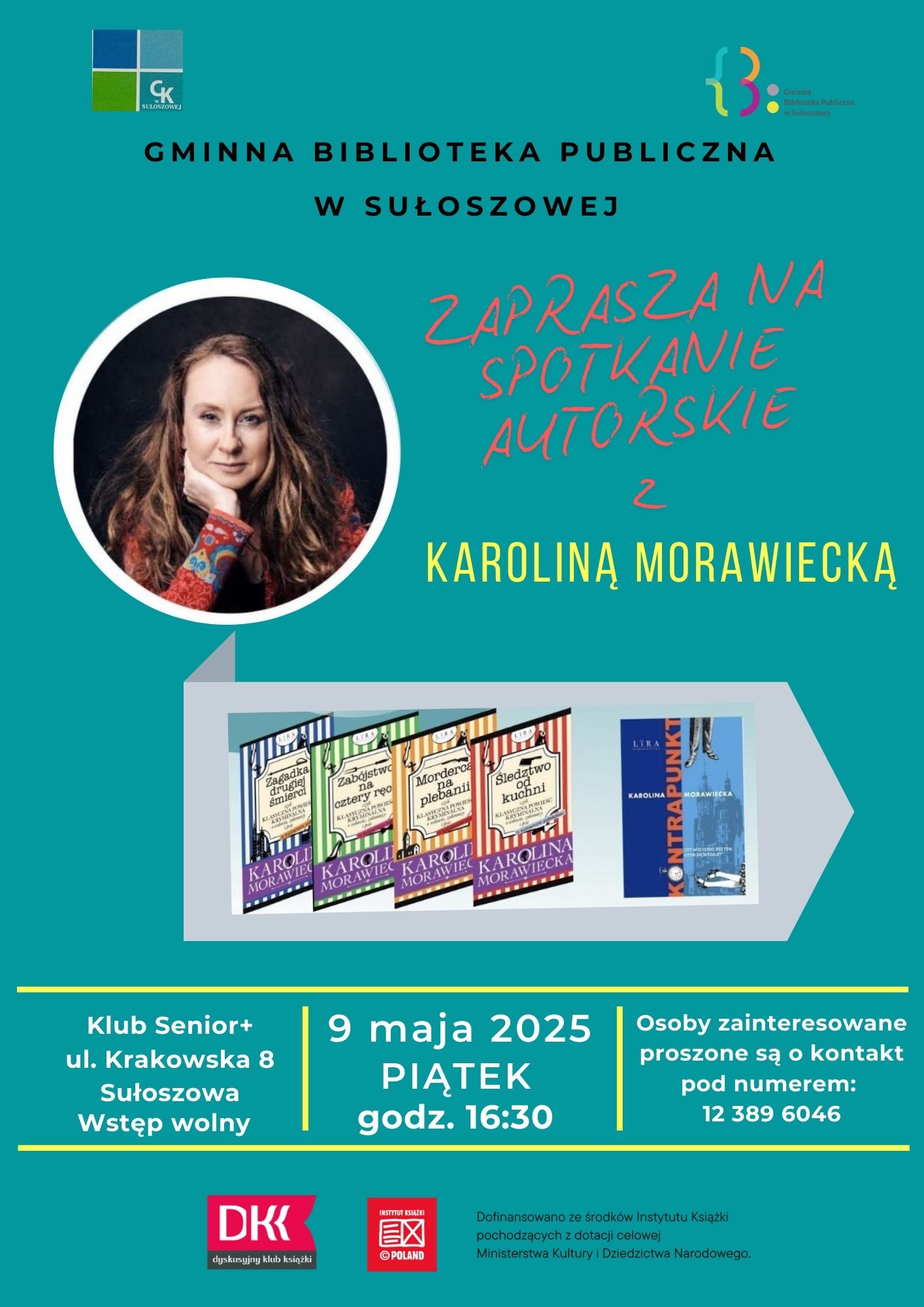 plakat spotkanie autorskie