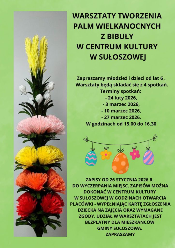 WARSZTATY PALM WIELKANOCNYCH