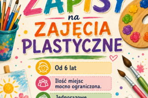 Zajęcia plastyczne 2026 plakat